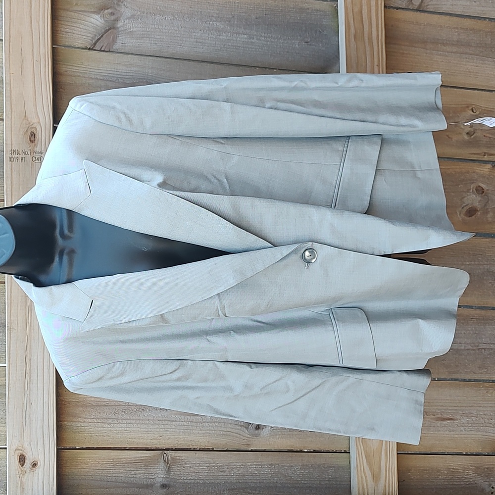 🏵️ Talbots Vintage Grey Blazer NWT